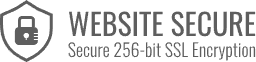 Website Secure - 256-bit SSL Encryption